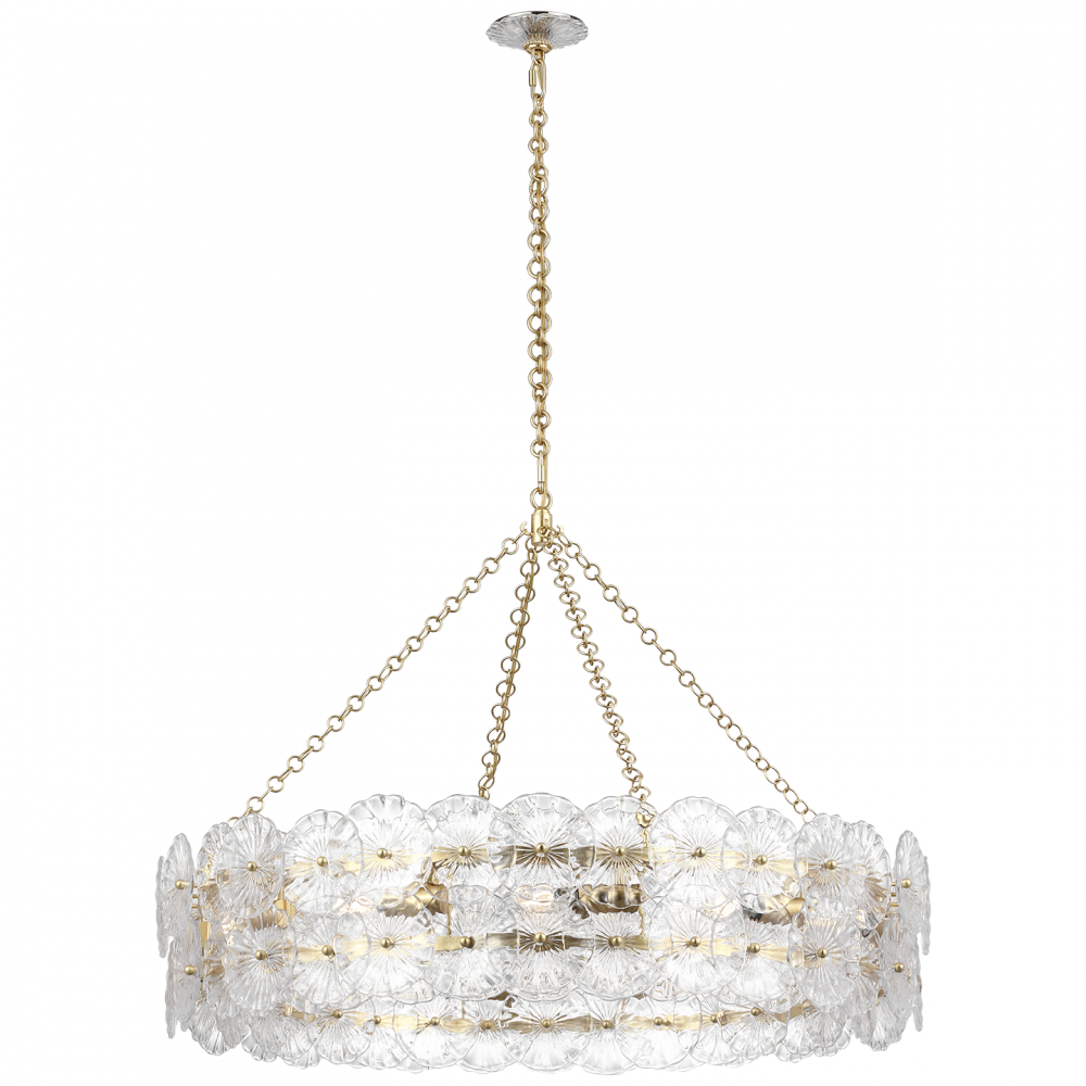 Visual Comfort Signature Gianna Ring Chandelier in Gild
