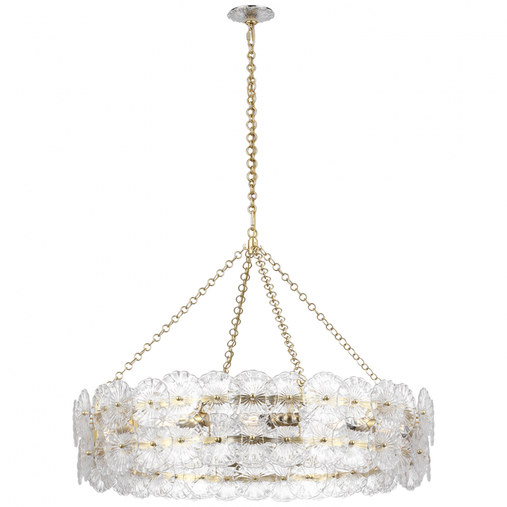 Visual Comfort Signature Gianna Ring Chandelier in Gild