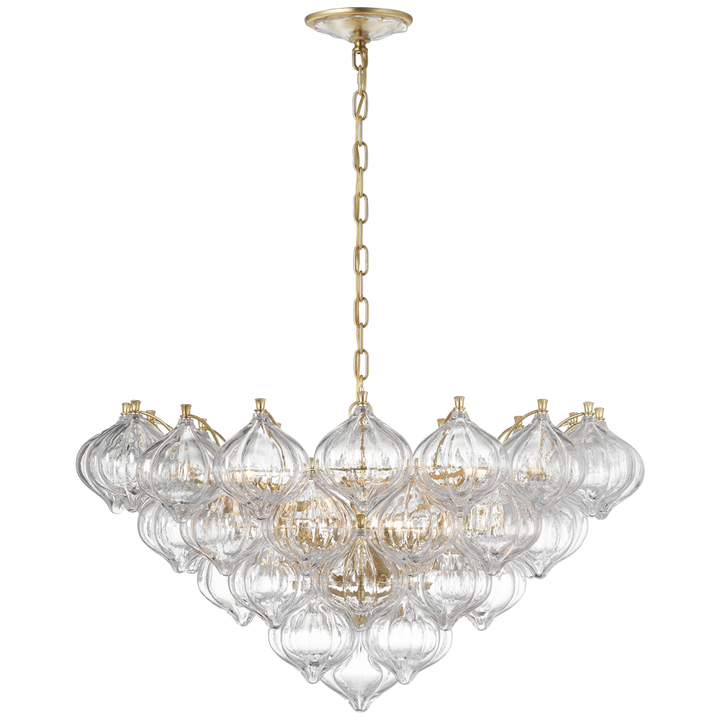 Visual Comfort Signature Caselli Chandelier in Gild