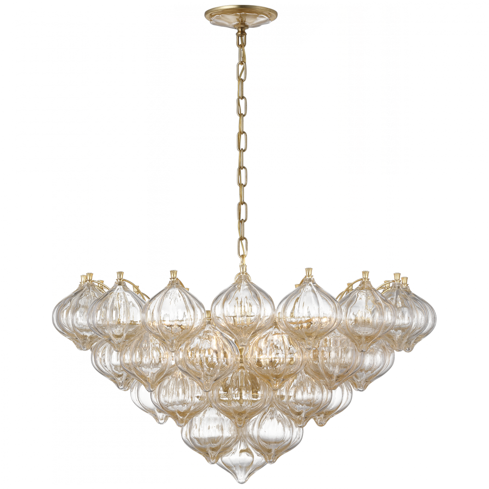 Visual Comfort Signature Caselli Chandelier in Gild (view 2)