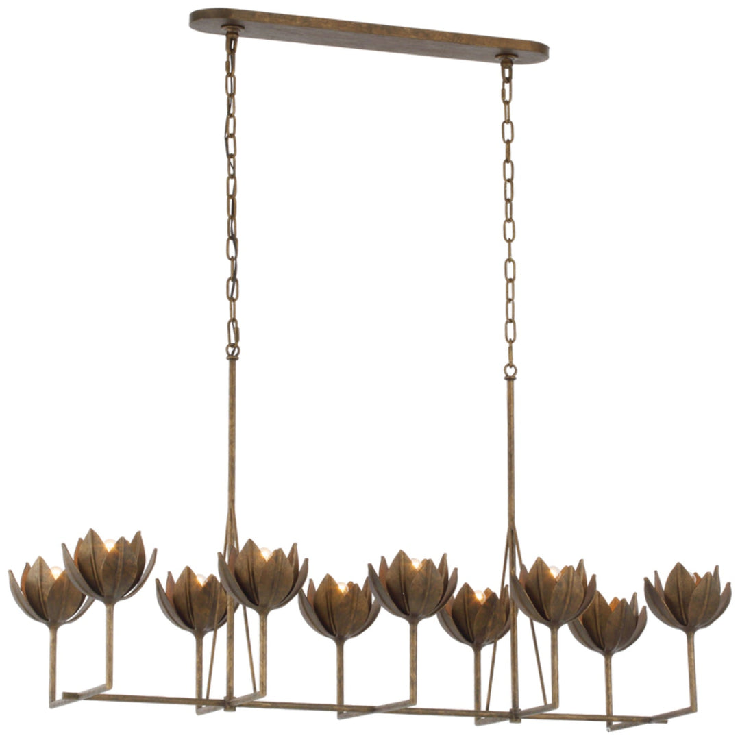 Visual Comfort Signature Alberto Linear Chandelier (view 2)