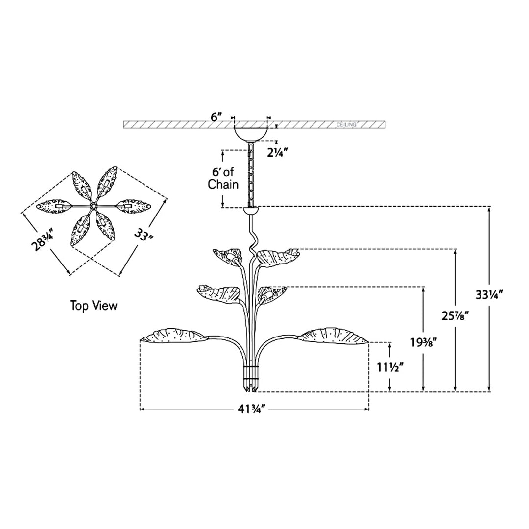 Visual Comfort Signature Dumaine Chandelier