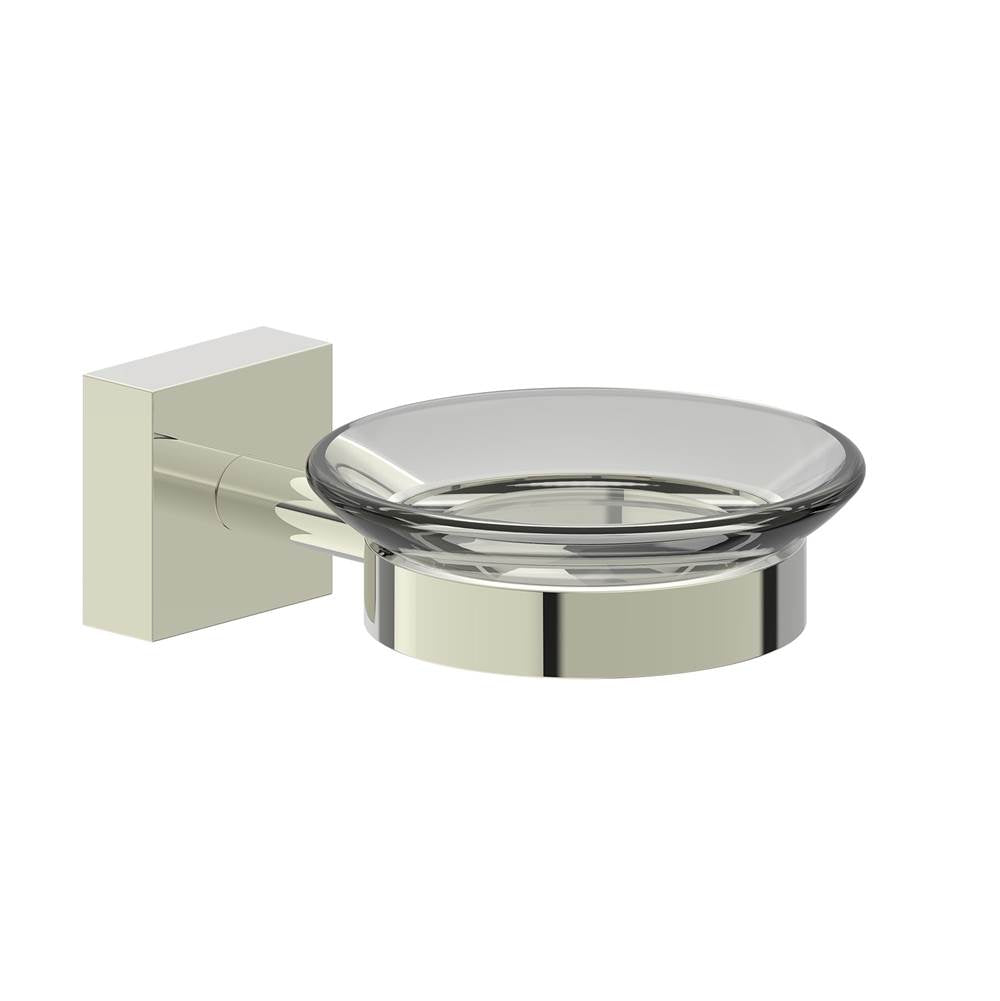 Kartners Madrid Wall Mounted Soap Dish with Frosted Glass