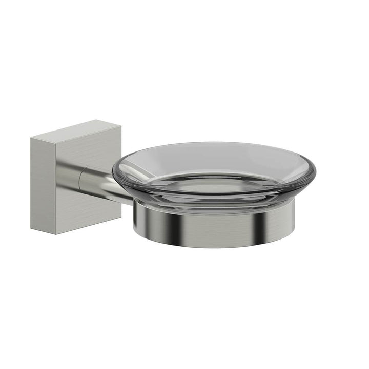Kartners Madrid Wall Mounted Soap Dish with Frosted Glass
