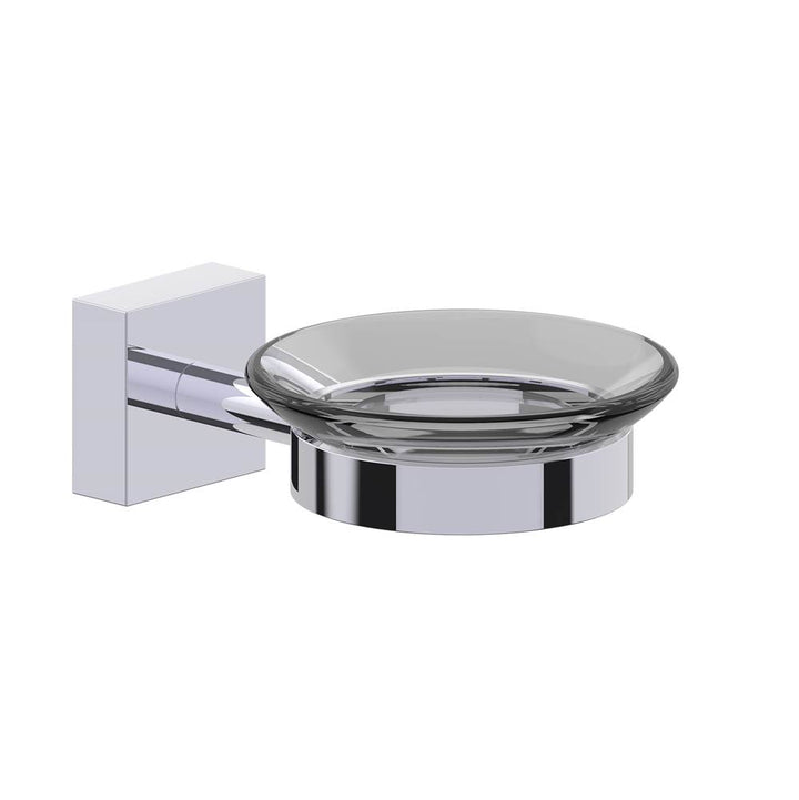 Kartners Madrid Wall Mounted Soap Dish with Frosted Glass