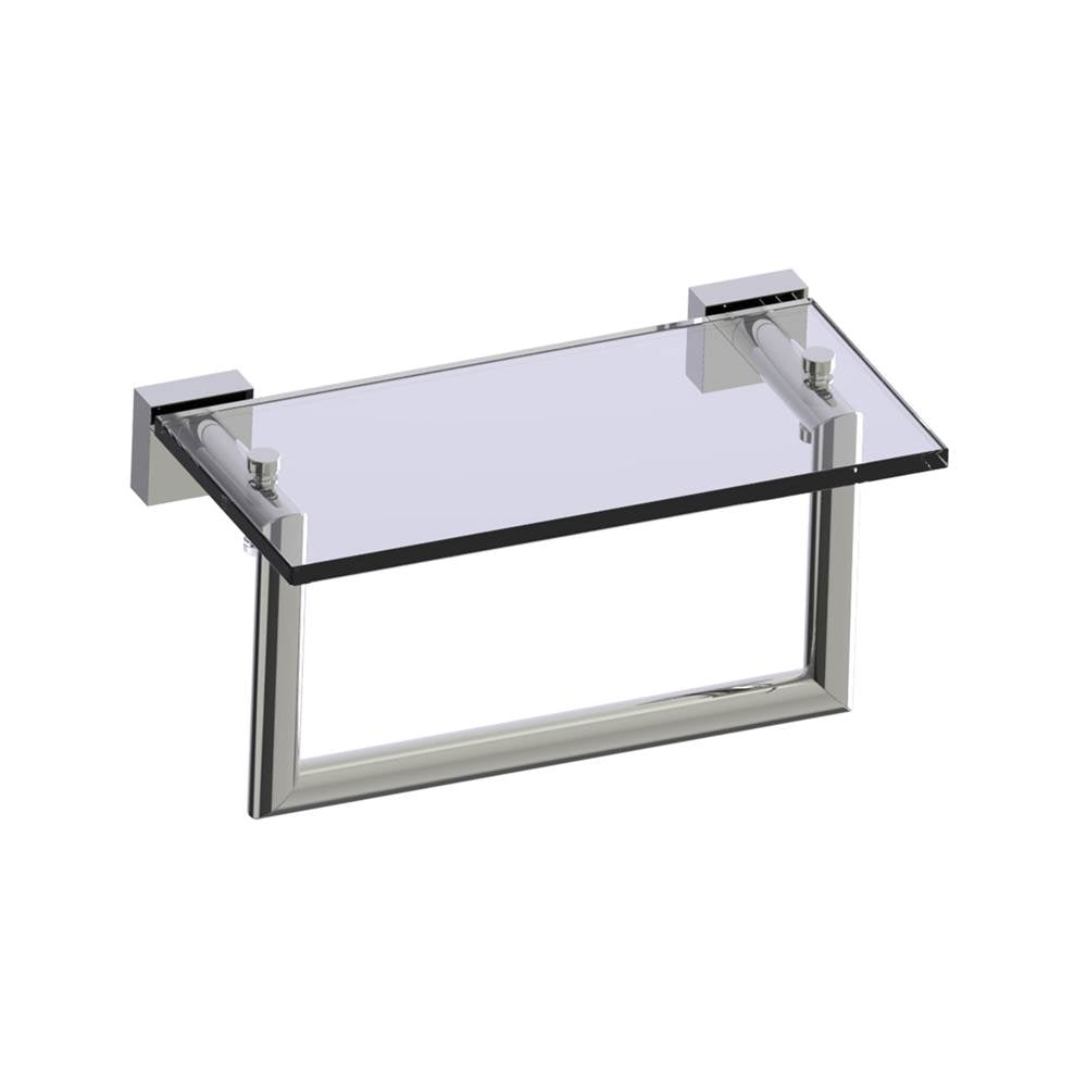Kartners Madrid Glass Shelf with Towel Rail