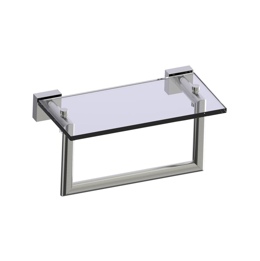 Kartners Madrid Glass Shelf with Towel Rail