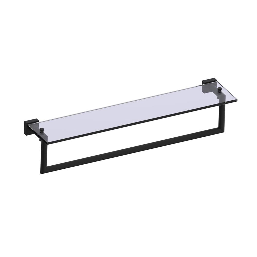 Kartners Madrid Glass Shelf with Towel Rail
