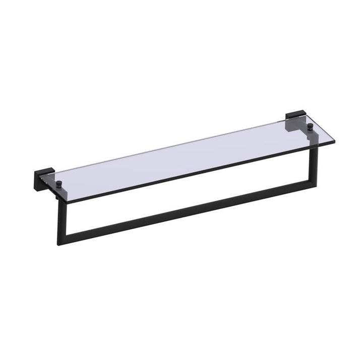 Kartners Madrid Glass Shelf with Towel Rail