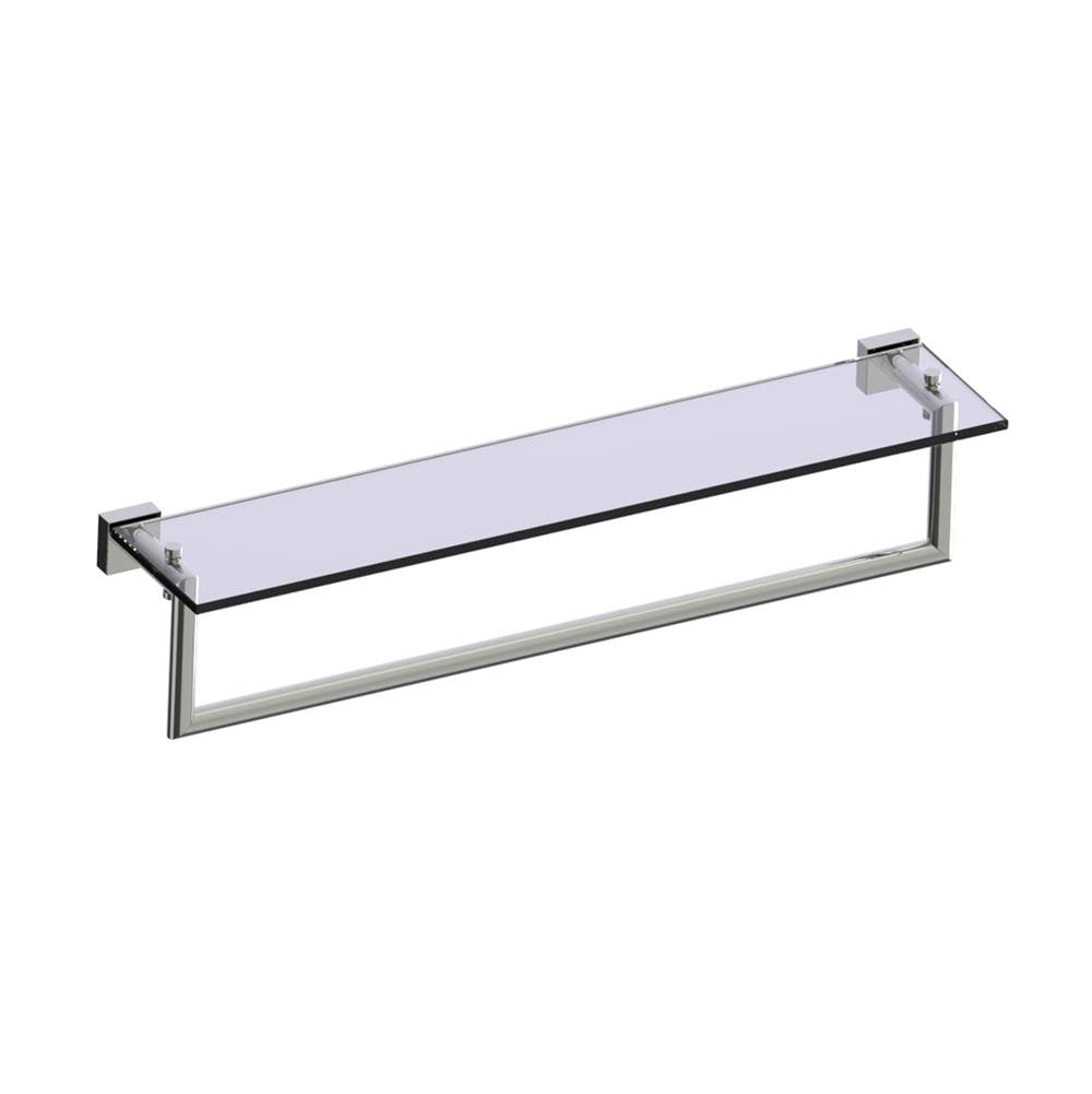 Kartners Madrid Glass Shelf with Towel Rail