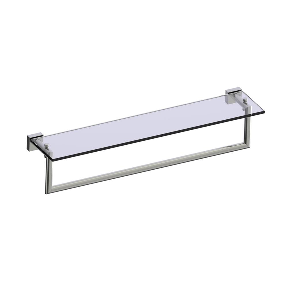 Kartners Madrid Glass Shelf with Towel Rail