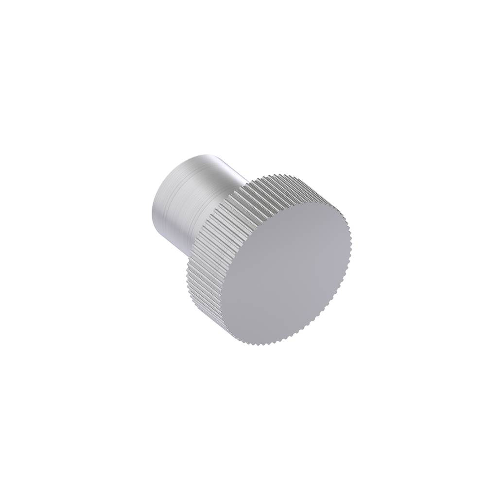 Kartners Straight Knurled Cabinet Knob