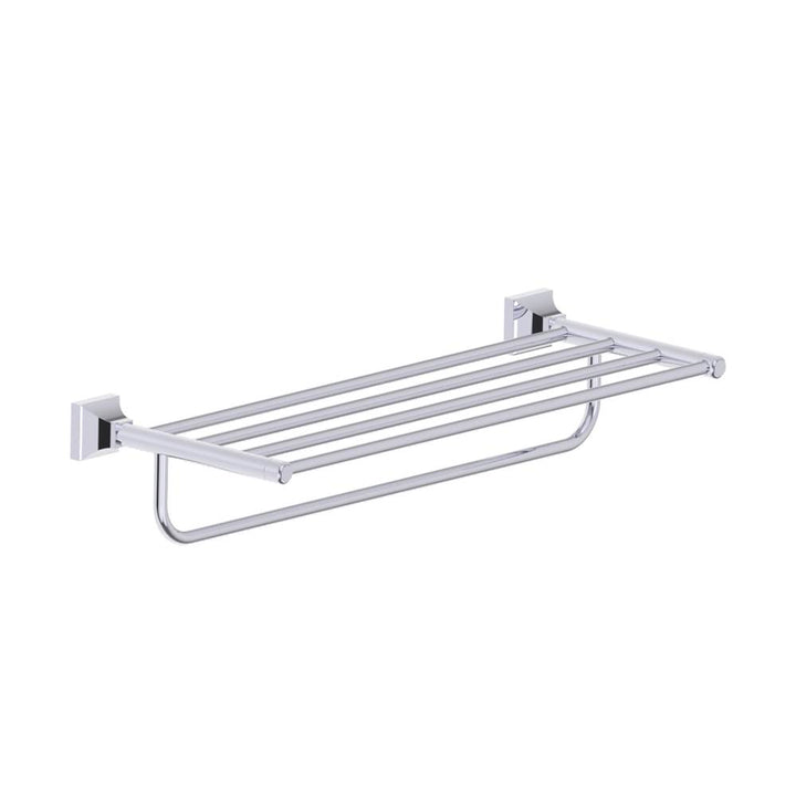 Kartners Glasgow Towel Shelf with Bathroom Towel Bar