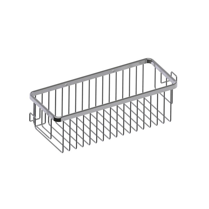 Kartners Bath & Shower Baskets Single Wire Basket with Hooks