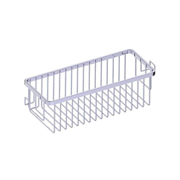 Kartners Bath & Shower Baskets Single Wire Basket with Hooks