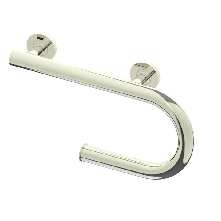 Kartners Grab Bar with Paper Holder (Left)