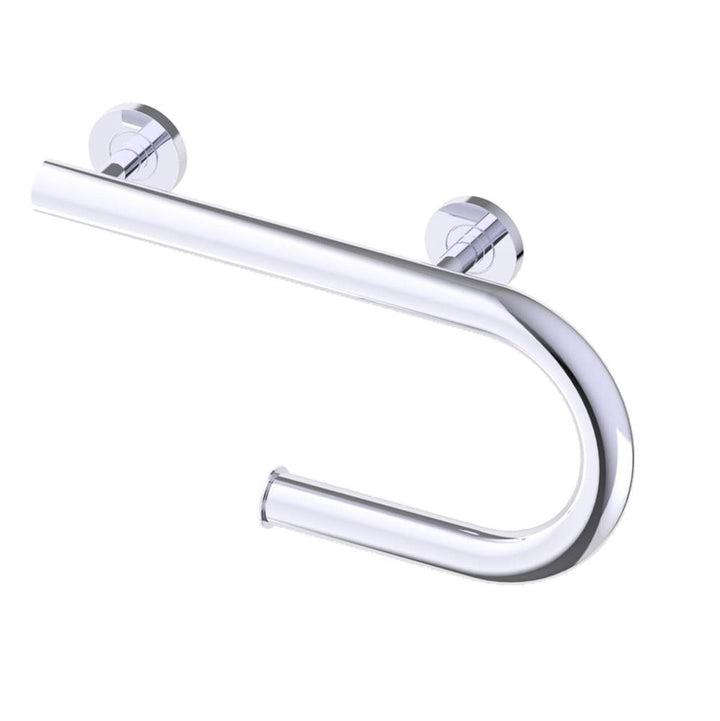 Kartners Grab Bar with Paper Holder (Left)