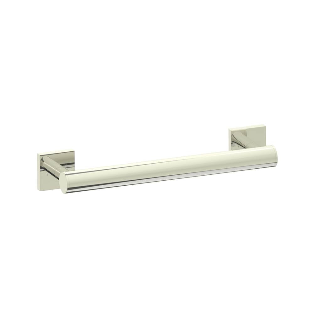 Kartners 9400 Series 18" Round Grab Bar with Square Rosettes 35mm
