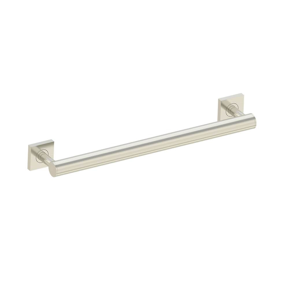 Kartners 9400 Series 18" Round Grab Bar with Square Rosettes 35mm