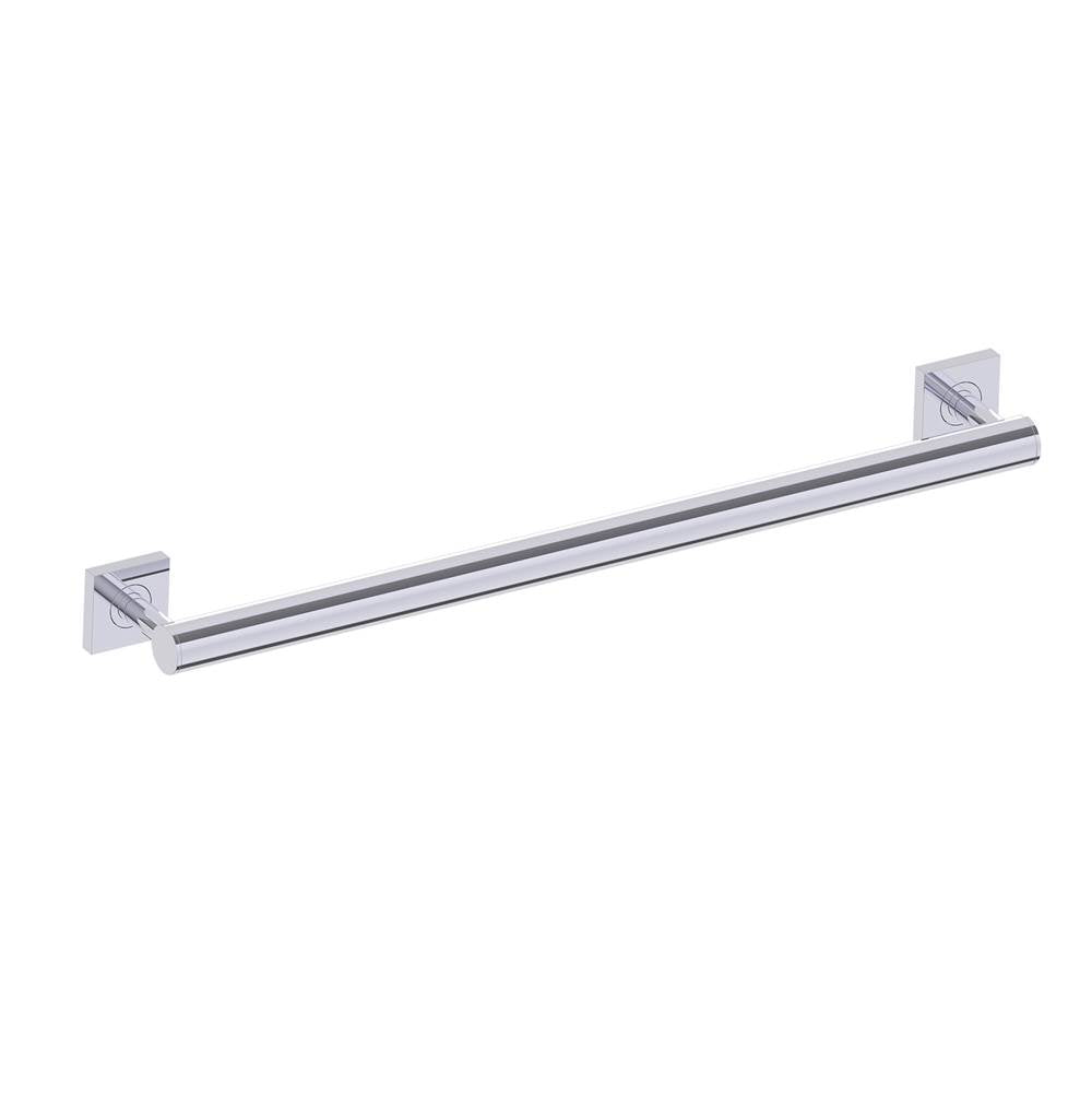 Kartners 9400 Series 18" Round Grab Bar with Square Rosettes 35mm
