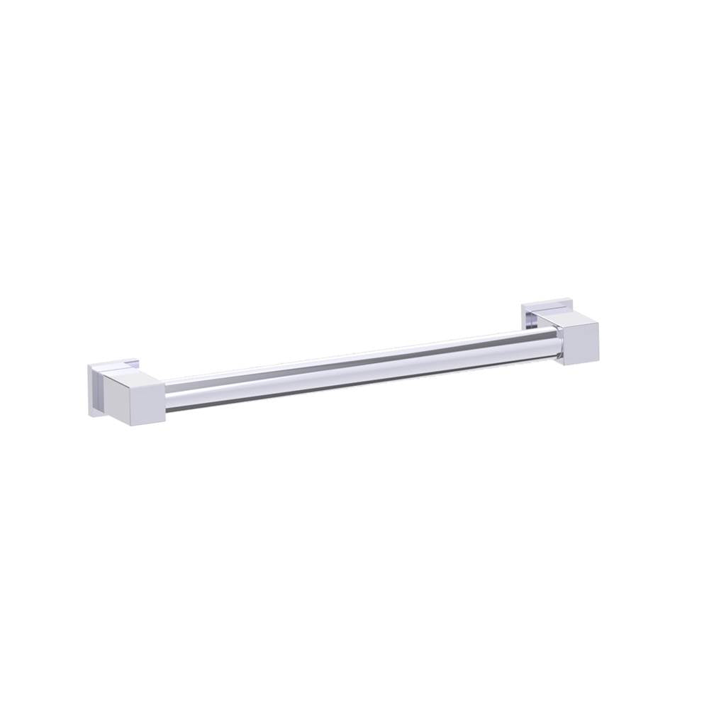 Kartners 9800 Series 12" Round Grab Bar with Square Ends