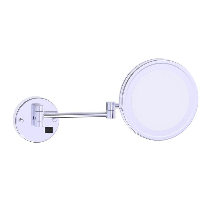 Kartners Mirror 8.5" Round Wall Mounted with LED Light Mirror