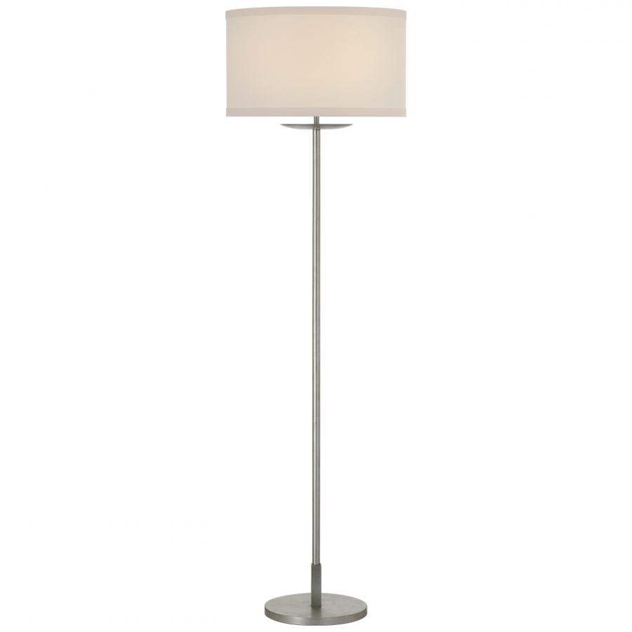 Visual Comfort Signature Walker Cordless Floor Lamp in Burnished Silver Leaf