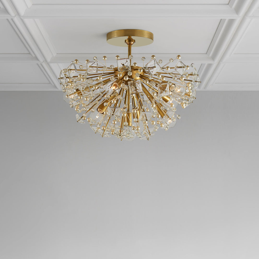 Visual Comfort Signature Dickinson Semi Flush Ceiling Light (view 2)