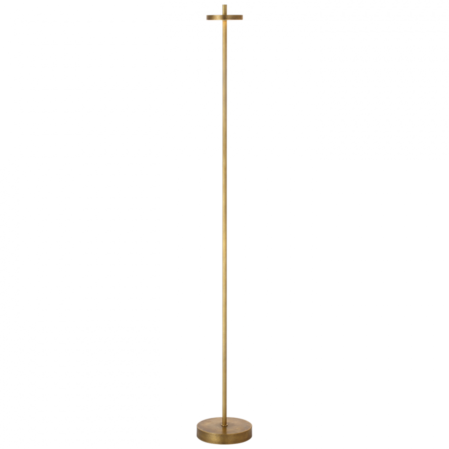Visual Comfort Signature Sene Rechargeable Floor Lamp in Museum Brass