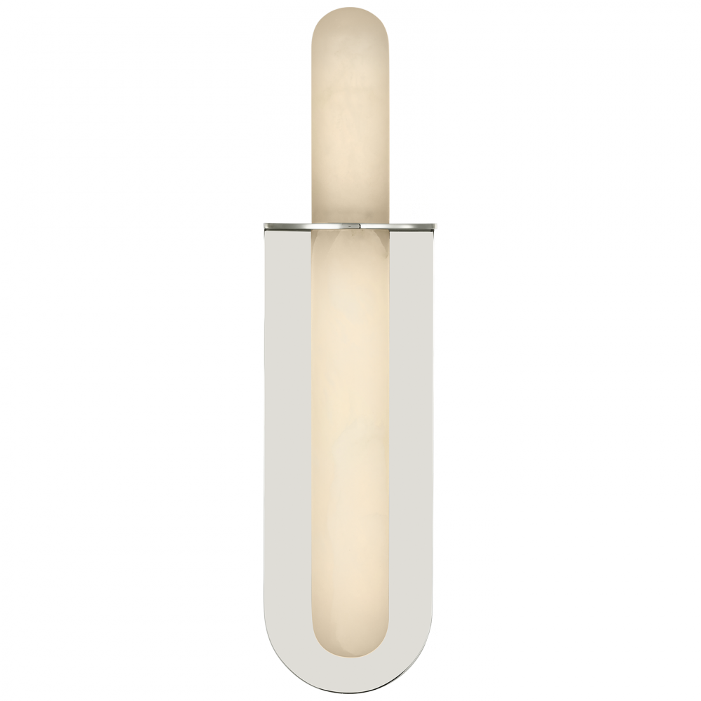 Visual Comfort Signature Fosse Oval Wall Light in Polished Nickel (view 2)
