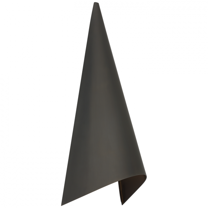 Visual Comfort Signature Piel Indoor / Outdoor Wall Wash Light in Bronze (view 2)