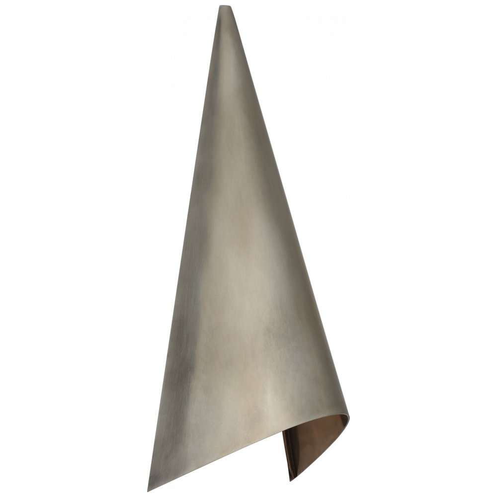 Visual Comfort Signature Piel Indoor / Outdoor Wall Wash Light in Pewter (view 2)