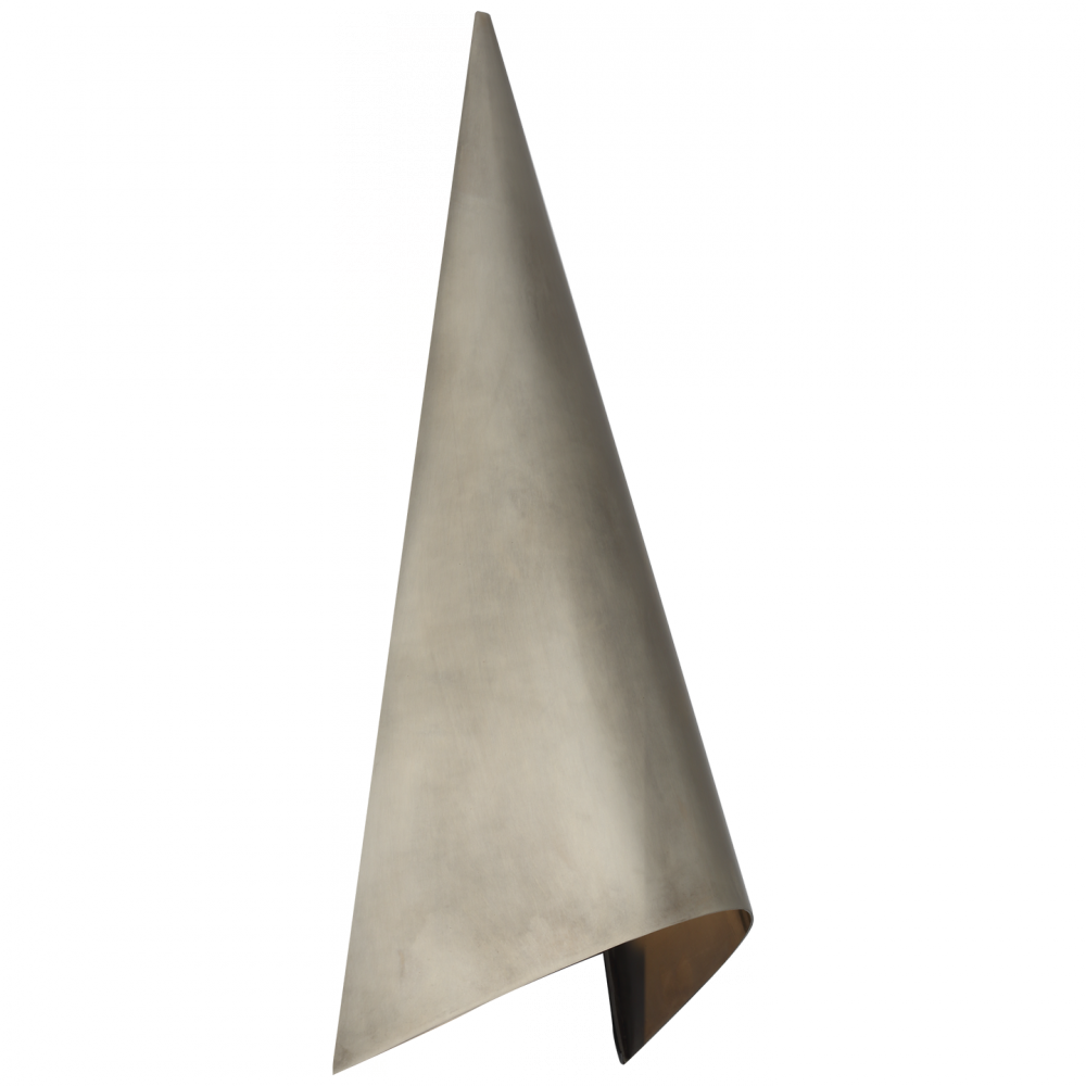 Visual Comfort Signature Piel Indoor / Outdoor Wall Wash Light in Pewter (view 3)