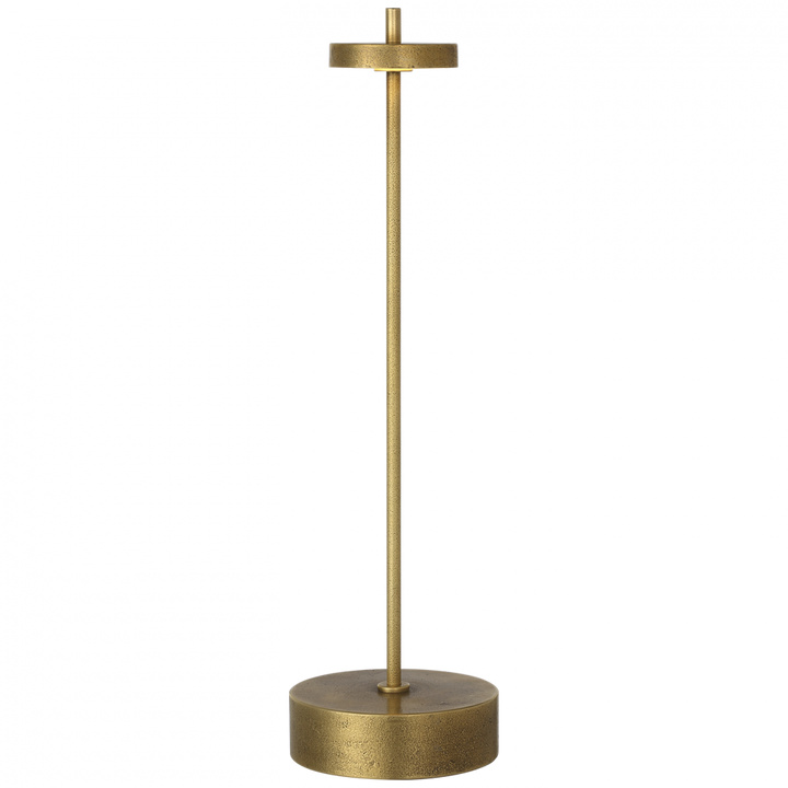 Visual Comfort Signature Sene Rechargeable Table Lamp in Museum Brass