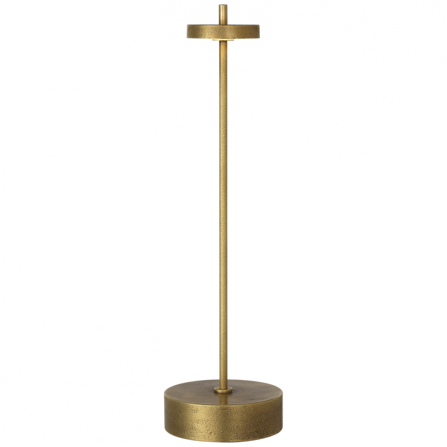 Visual Comfort Signature Sene Rechargeable Table Lamp in Museum Brass
