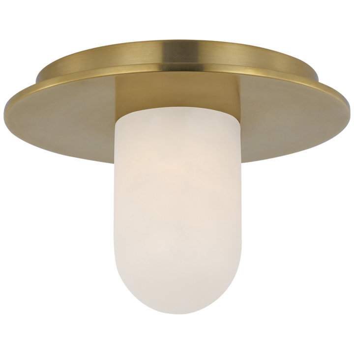 Visual Comfort Signature Fosse Ceiling Light in Antique-Burnished Brass