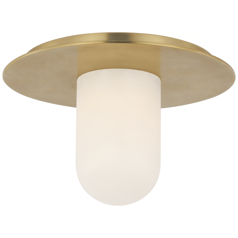 Visual Comfort Signature Fosse Ceiling Light in Antique-Burnished Brass (view 2)