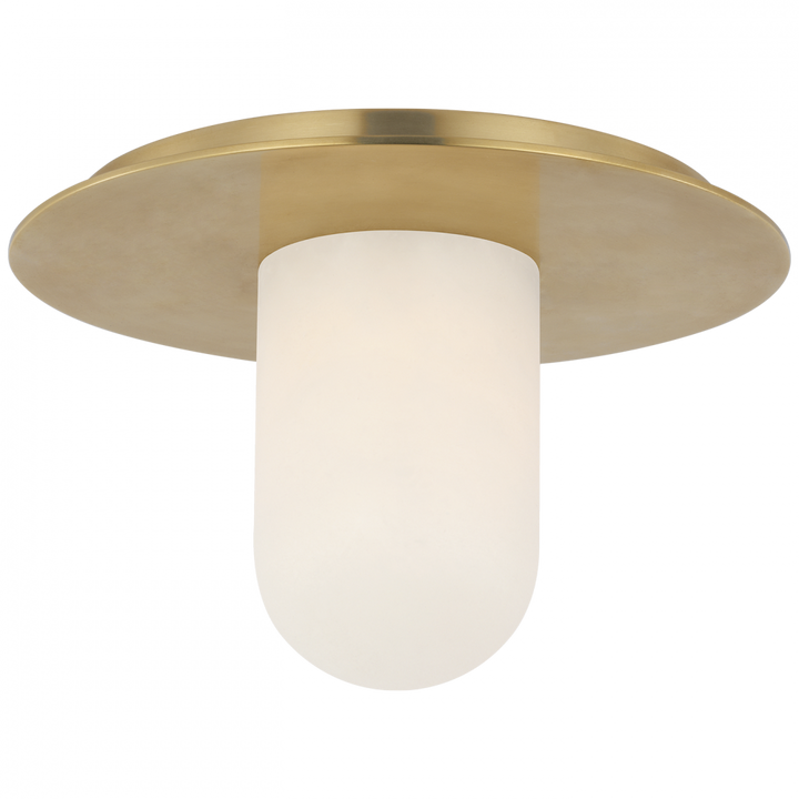 Visual Comfort Signature Fosse Ceiling Light in Antique-Burnished Brass (view 2)