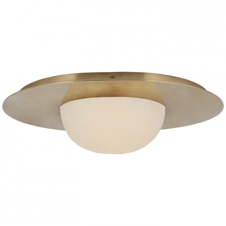 Visual Comfort Signature Fosse Ceiling Light in Antique-Burnished Brass (view 3)