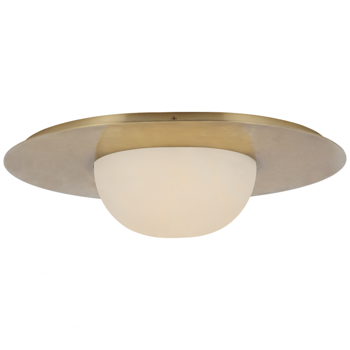 Visual Comfort Signature Fosse Ceiling Light in Antique-Burnished Brass (view 4)