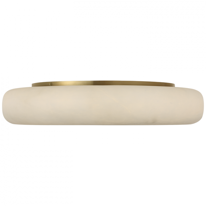 Visual Comfort Signature Formosa Ceiling Light in Alabaster and Antique-Burnished Brass (view 2)
