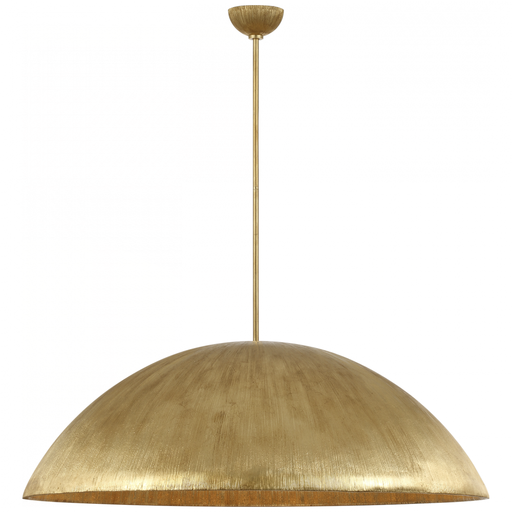 Visual Comfort Signature Utopia Sculpted Pendant in Gild (view 3)