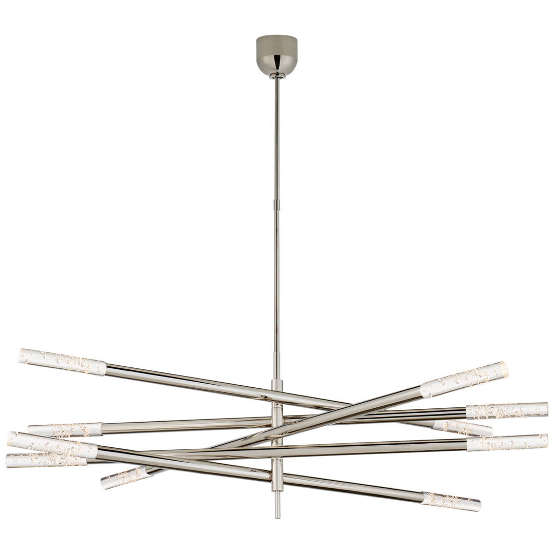 Visual Comfort Signature Rousseau Articulating Tube Chandelier (view 2)
