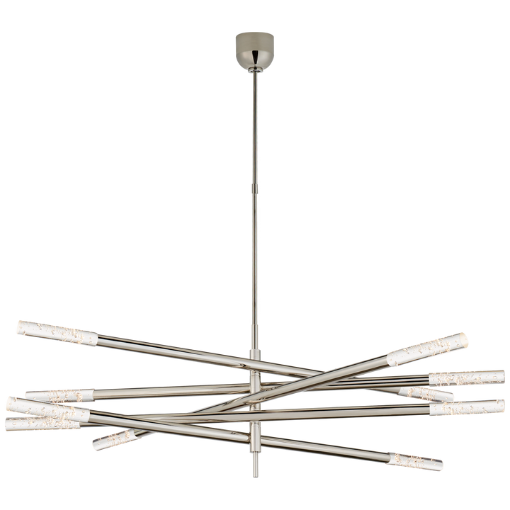 Visual Comfort Signature Rousseau Articulating Tube Chandelier (view 2)