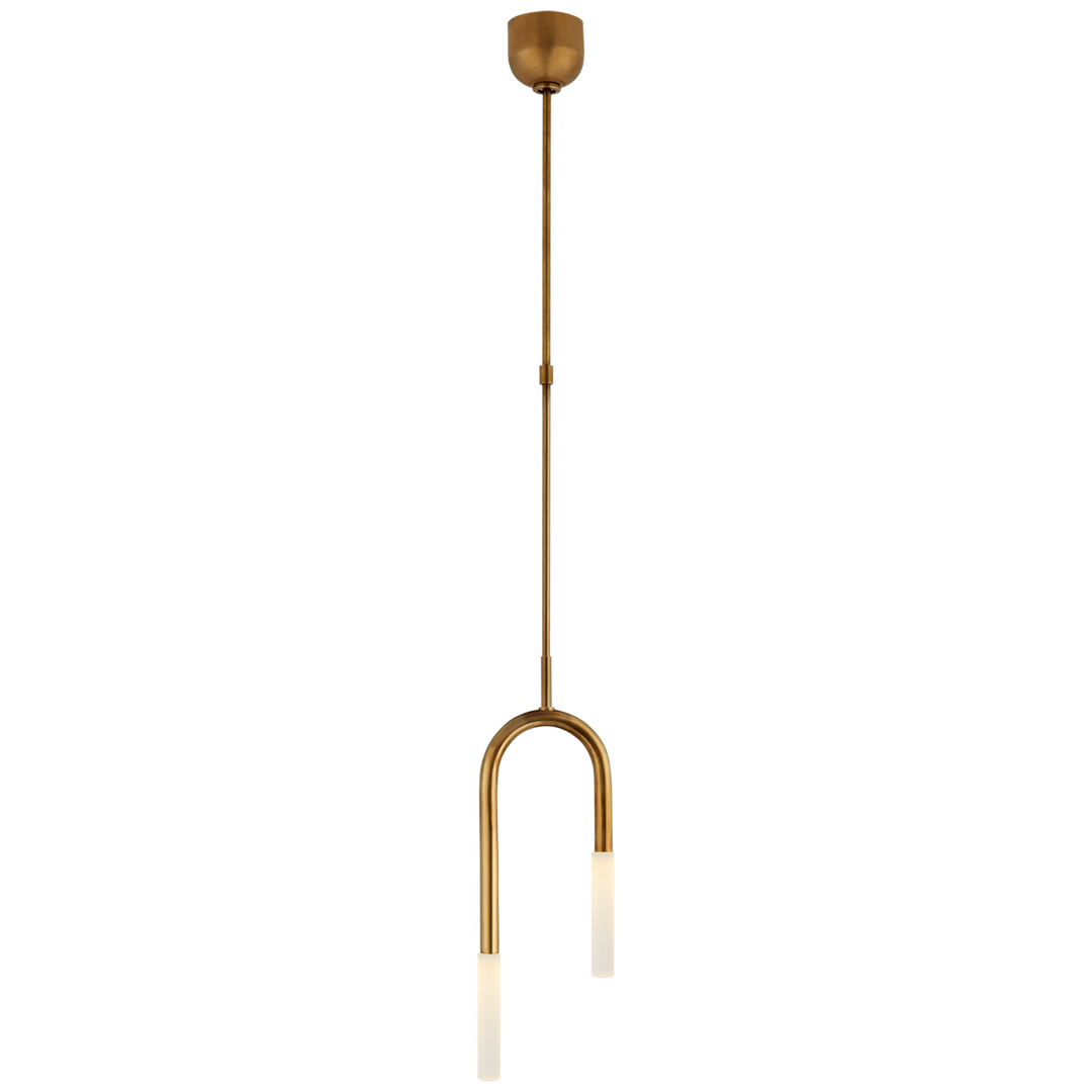 Visual Comfort Signature Rousseau Asymmetric Tube Pendant (view 2)