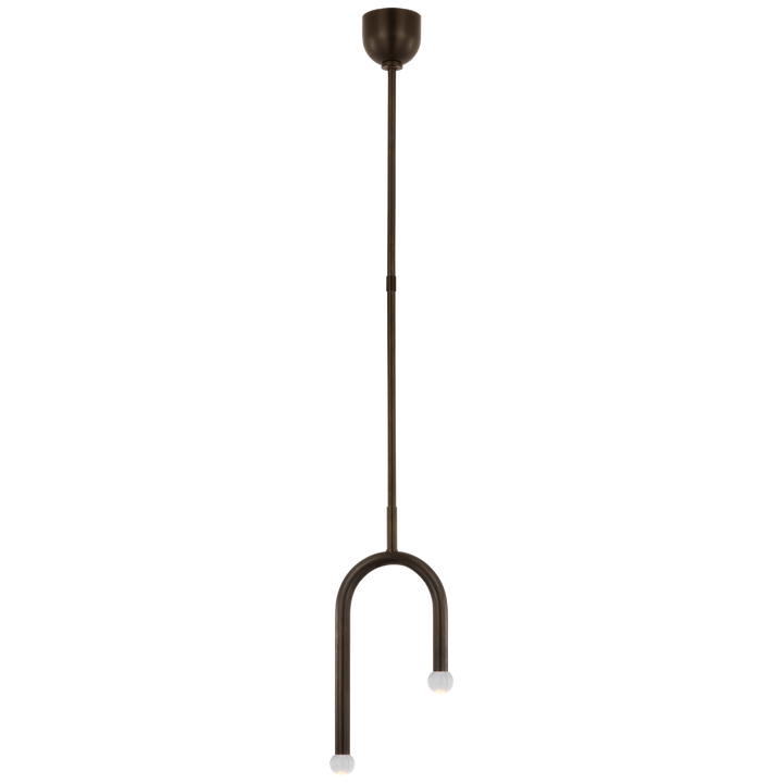 Visual Comfort Signature Rousseau Asymmetric Orb Pendant