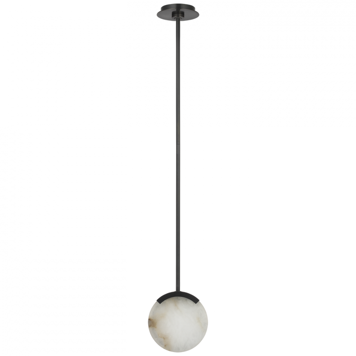 Visual Comfort Signature Melange Mini Pendant in Bronze