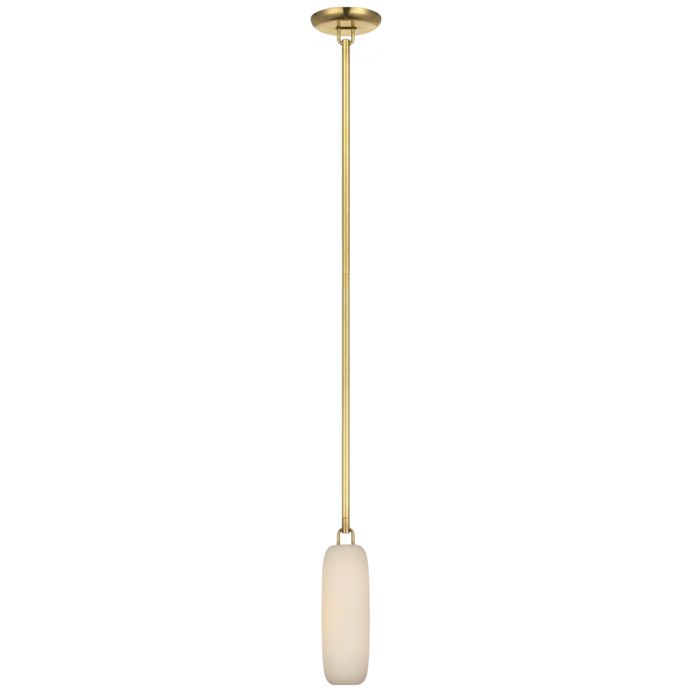 Visual Comfort Signature Formosa Pendant in Antique-Burnished Brass