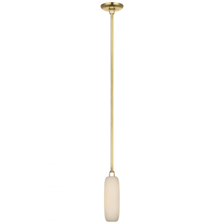 Visual Comfort Signature Formosa Pendant in Antique-Burnished Brass