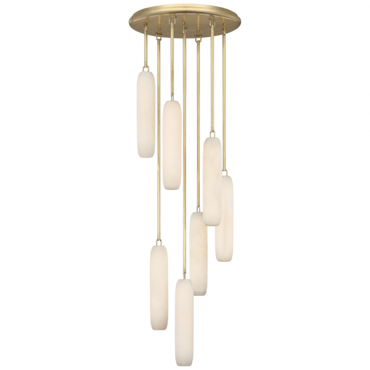 Visual Comfort Signature Formosa Multi Light Pendant in Antique-Burnished Brass (view 2)